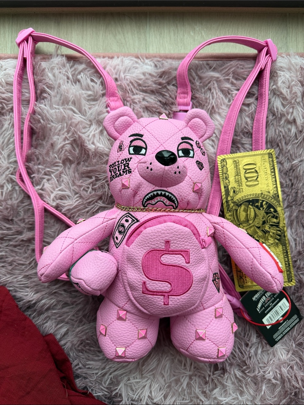 Sprayground Sorbet Stunna Bear Cub Backpack SOLEOUT NWT